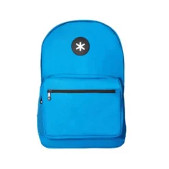 MOCHILA ESCOLAR ANTARTIK CON ASA Y BOLSILLO FRONTAL COLOR AZUL 320X140X430 MM