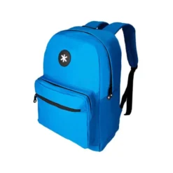 MOCHILA ESCOLAR ANTARTIK CON ASA Y BOLSILLO FRONTAL COLOR AZUL 320X140X430 MM
