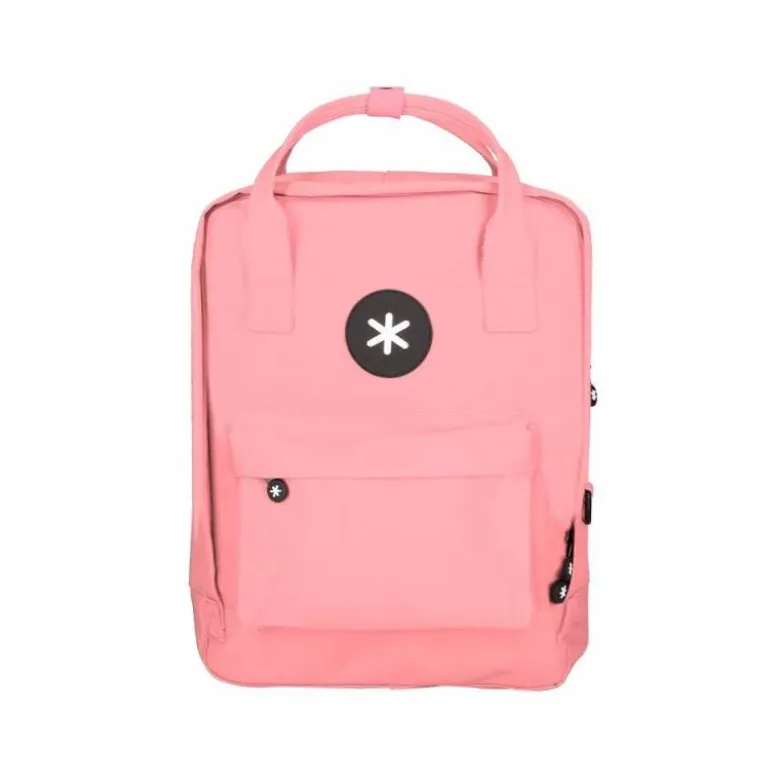 Mochila Escolar Antartik Coral 30x11,5x39 cm