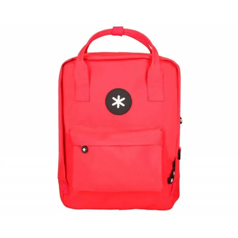 Mochila Escolar Antartik Rojo 30x11,5x39 cm