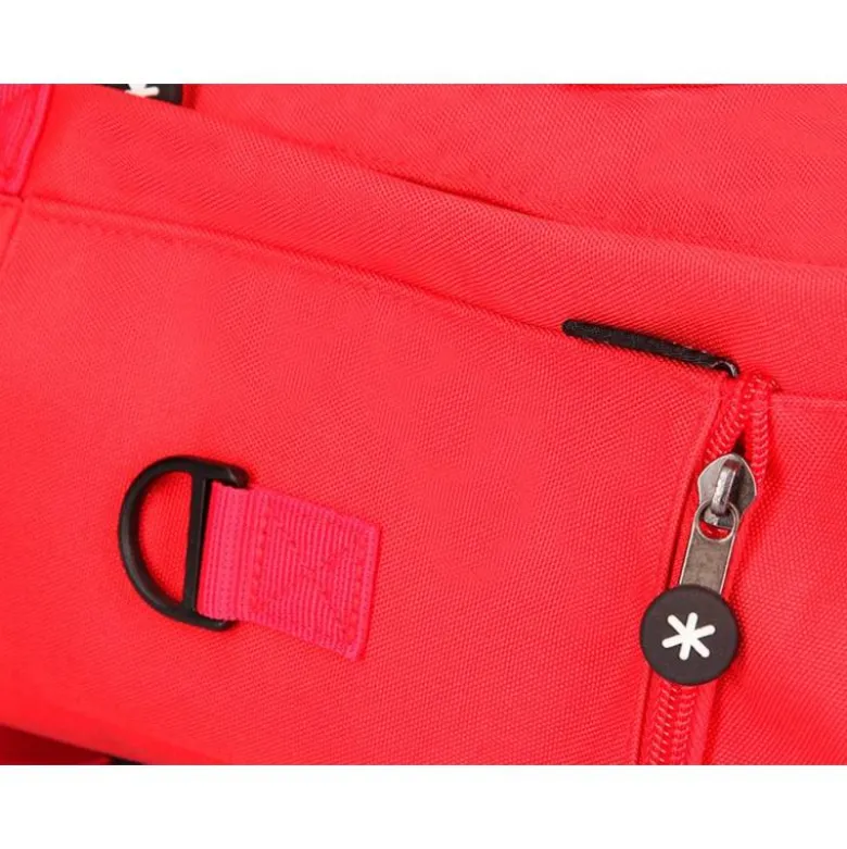 Mochila Escolar Antartik Rojo 30x11,5x39 cm