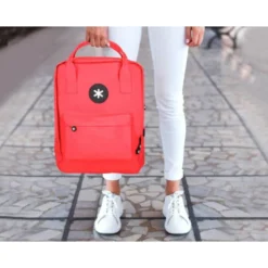 Mochila Escolar Antartik Rojo 30x11,5x39 cm
