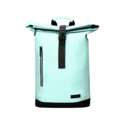 MOCHILA ESCOLAR ANTARTIK WATER PROOF ENROLLABLE DISEÑO CASUAL COLOR TURQUESA 480X130X280 MM