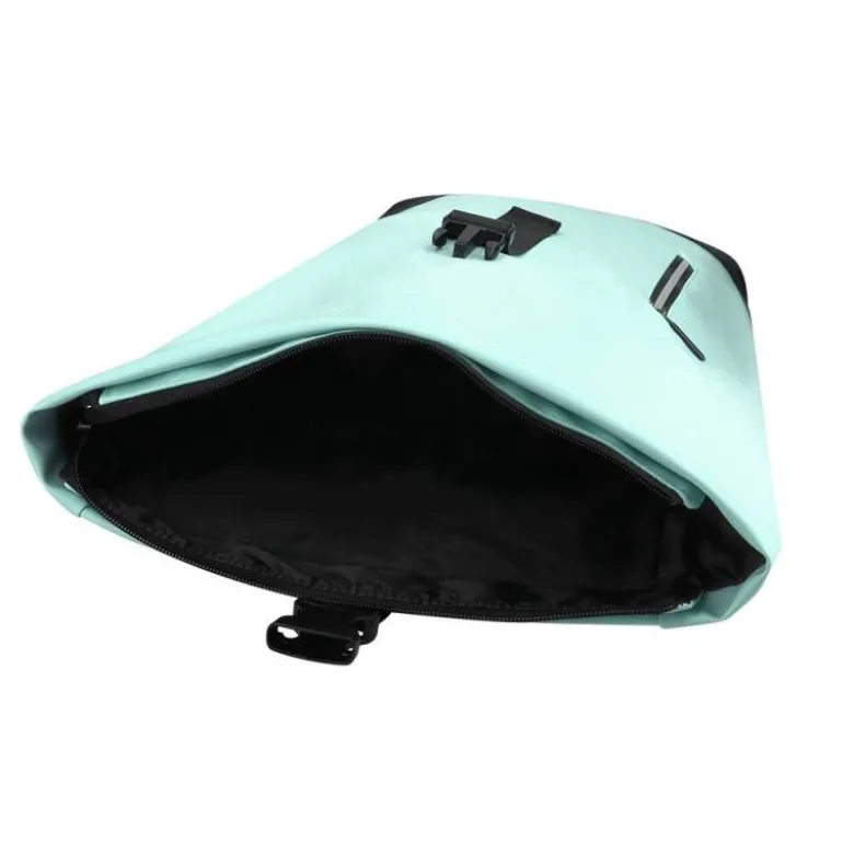 MOCHILA ESCOLAR ANTARTIK WATER PROOF ENROLLABLE DISEÑO CASUAL COLOR TURQUESA 480X130X280 MM