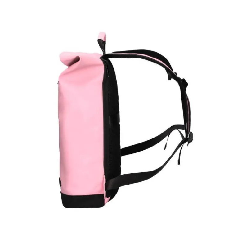 MOCHILA ESCOLAR ANTARTIK WATER PROOF ENROLLABLE DISEÑO CASUAL COLOR ROSA 480X130X280 MM