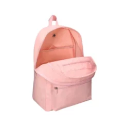 MOCHILA ESCOLAR LIDERPAPEL BOLSILLO LATERAL ELASTICO COLOR ROSA 400X125X300