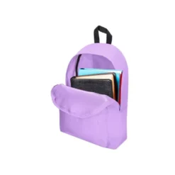 MOCHILA ESCOLAR LIDERPAPEL COLOR MORADO 400X125X300 MM