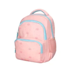 MOCHILA ESCOLAR LIDERPAPEL MULTIBOLSILLO INFANTIL RAINBOWS ROSA 350X110X270 MM