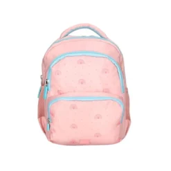 MOCHILA ESCOLAR LIDERPAPEL MULTIBOLSILLO INFANTIL RAINBOWS ROSA 350X110X270 MM