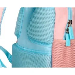 MOCHILA ESCOLAR LIDERPAPEL MULTIBOLSILLO INFANTIL RAINBOWS ROSA 350X110X270 MM