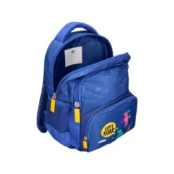 MOCHILA ESCOLAR LIDERPAPEL MULTIBOLSILLO INFANTIL DINO AZUL 350X110X270 MM