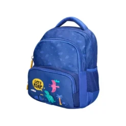 MOCHILA ESCOLAR LIDERPAPEL MULTIBOLSILLO INFANTIL DINO AZUL 350X110X270 MM