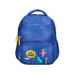 MOCHILA ESCOLAR LIDERPAPEL MULTIBOLSILLO INFANTIL DINO AZUL 350X110X270 MM
