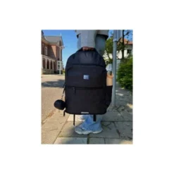 MOCHILA ESCOLAR OXFORD B-OUT COLOR NEGRA 420X300X200 MM