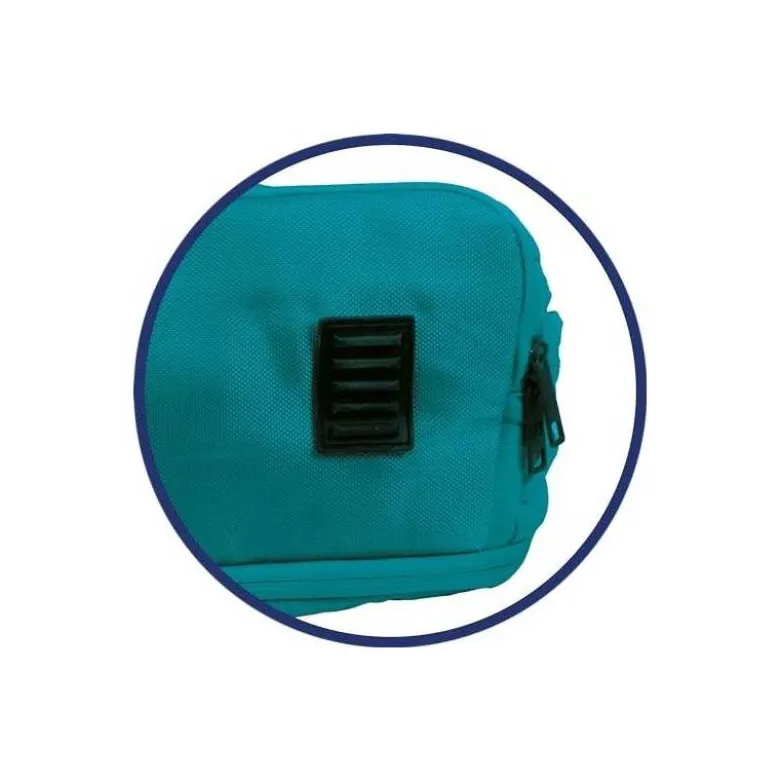 MOCHILA ESCOLAR OXFORD B-OUT COLOR AGUA 420X300X200 MM