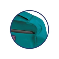 MOCHILA ESCOLAR OXFORD B-OUT COLOR AGUA 420X300X200 MM