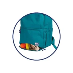 MOCHILA ESCOLAR OXFORD B-OUT COLOR AGUA 420X300X200 MM