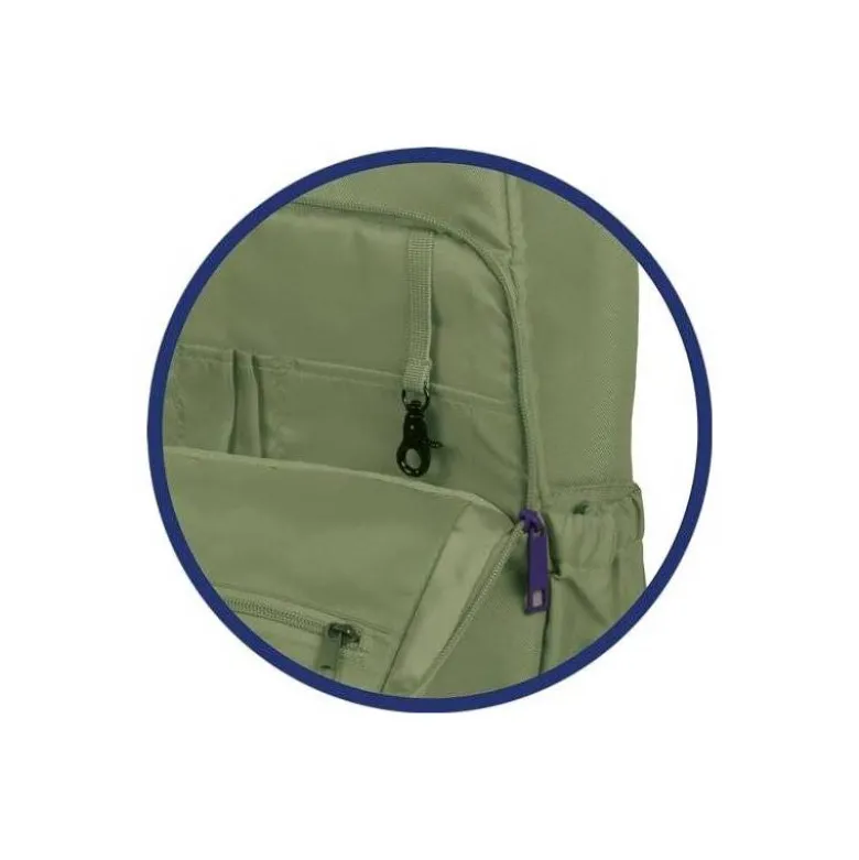MOCHILA ESCOLAR OXFORD B-READY COLOR VERDE 420X300X150 MM