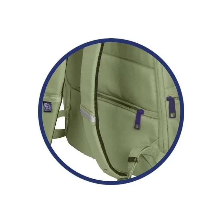 MOCHILA ESCOLAR OXFORD B-READY COLOR VERDE 420X300X150 MM