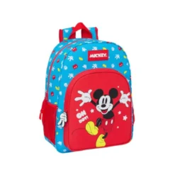 MOCHILA ESCOLAR SAFTA ADAPTABLE A CARRO MICKEY MOUSE FANTASTIC 140X330X420 MM POLIESTER