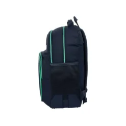 MOCHILA ESCOLAR SAFTA DOBLE CON CANTONERAS ADAPTABLE A CARRO REAL MADRID 2ª EQUIPACION 25/26 420X320X150 MM