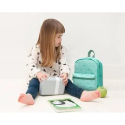 MOCHILA GUARDERIA LIDERPAPEL INFANTIL DISEÑO VERDE 250X115X210 MM