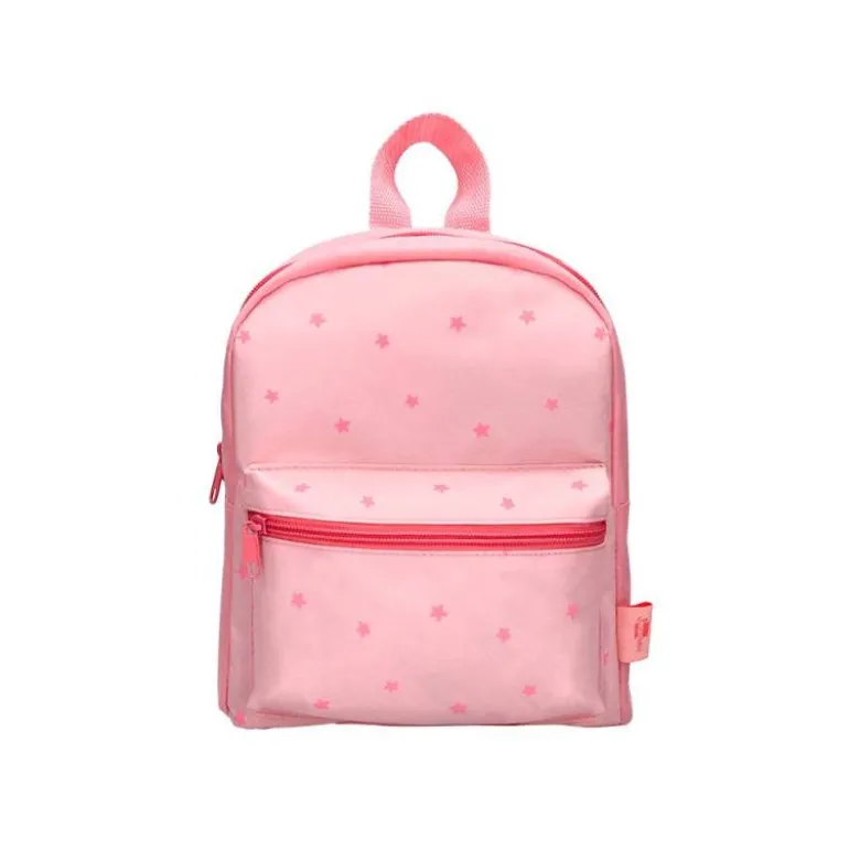 MOCHILA GUARDERIA LIDERPAPEL INFANTIL DISEÑO ROSA 250X115X210 MM