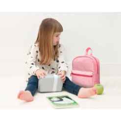 MOCHILA GUARDERIA LIDERPAPEL INFANTIL DISEÑO ROSA 250X115X210 MM
