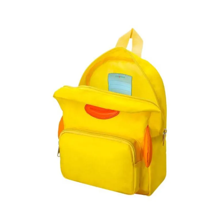 MOCHILA INFANTIL IMAGINOVO BACKPACK BUDDIES POLLO AMARILLO DOS COMPARTIMENTOS POLIESTER 280X90X200 MM