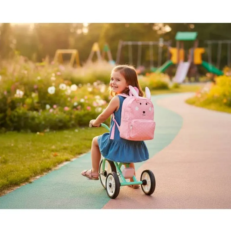 MOCHILA INFANTIL IMAGINOVO BACKPACK BUDDIES CONEJO DOS COMPARTIMENTOS POLIESTER 280X90X200 MM