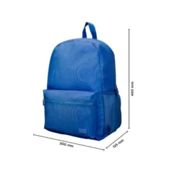 MOCHILA LIDERPAPEL BOLSILLO LATERAL ELASTICO COLOR AZUL MARINO 400X125X300