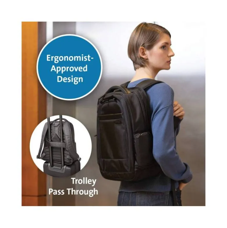 Mochila para portatil Kensington Executive 2.0 Business 14" Negro 45x38,5x12 cm.