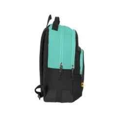 MOCHILA SAFTA DOBLE CON CANTONERAS ADAPTABLE A CARRO KINGS LEAGUE EL BARRIO 420X320X150 MM