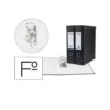 Modulo 2 archivadores pardo folio negro