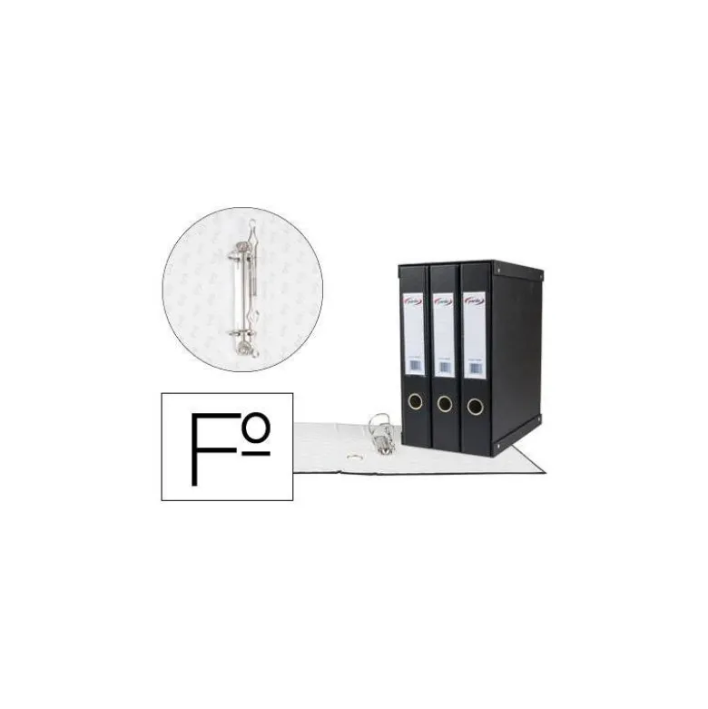 Modulo 3 archivadores pardo folio negro