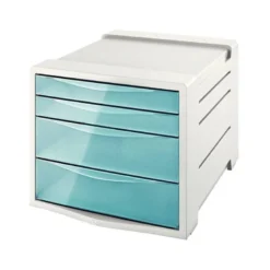 Modulo 4 cajones sobremesa Esselte color azul