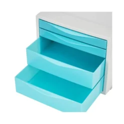 Modulo 4 cajones sobremesa Esselte color azul