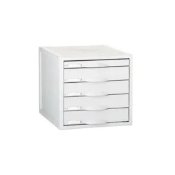 Modulo 5 cajones sobremesa marca Archivo 2000 gris