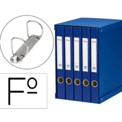 Modulo con 5 archivadores Pardo Folio Color Azul