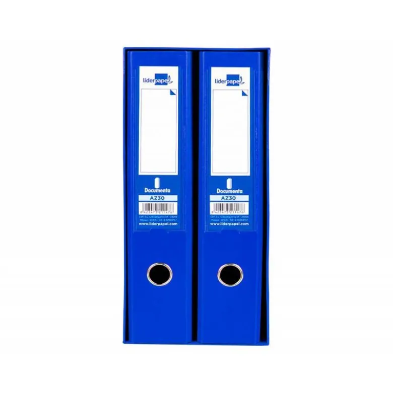 Modulo de 2 archivadores Liderpapel Documenta azul