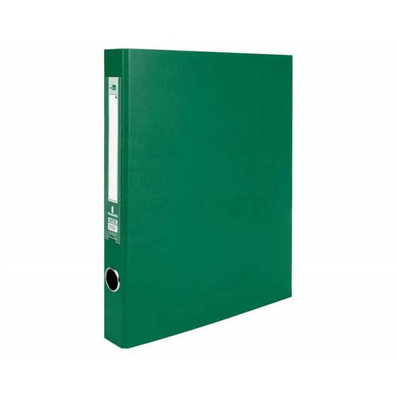 Modulo Liderpapel 4 archivadores folio 2 anillas mixtas 25mm verde.