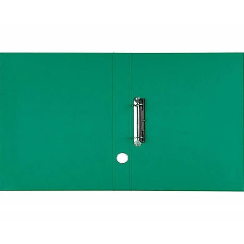 Modulo Liderpapel 4 archivadores folio 2 anillas mixtas 25mm verde.