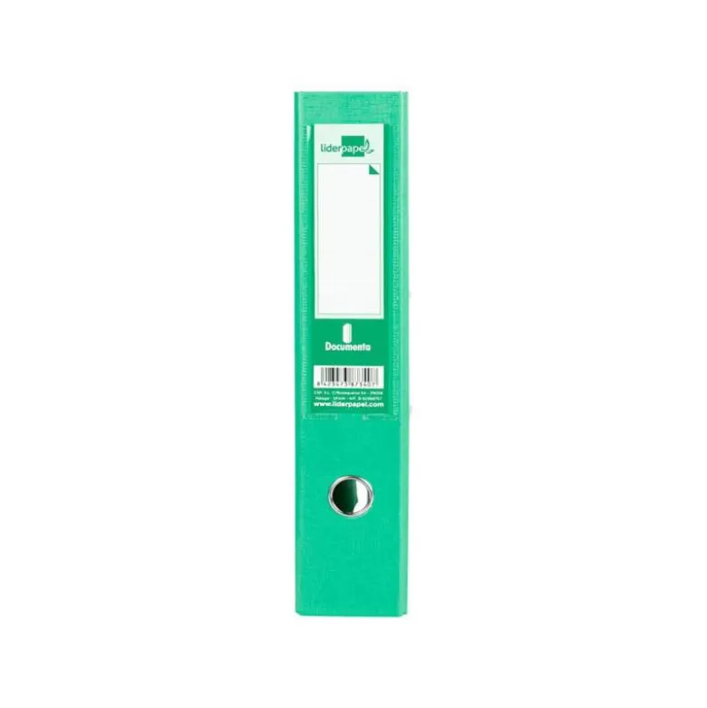 MODULO LIDERPAPEL 3 ARCHIVADORES FOLIO 2 ANILLAS MECANISMO DE PALANCA 52MM VERDE PASTEL