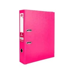 MODULO LIDERPAPEL 3 ARCHIVADORES FOLIO 2 ANILLAS MECANISMO DE PALANCA 52MM ROSA