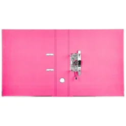 MODULO LIDERPAPEL 3 ARCHIVADORES FOLIO 2 ANILLAS MECANISMO DE PALANCA 52MM ROSA