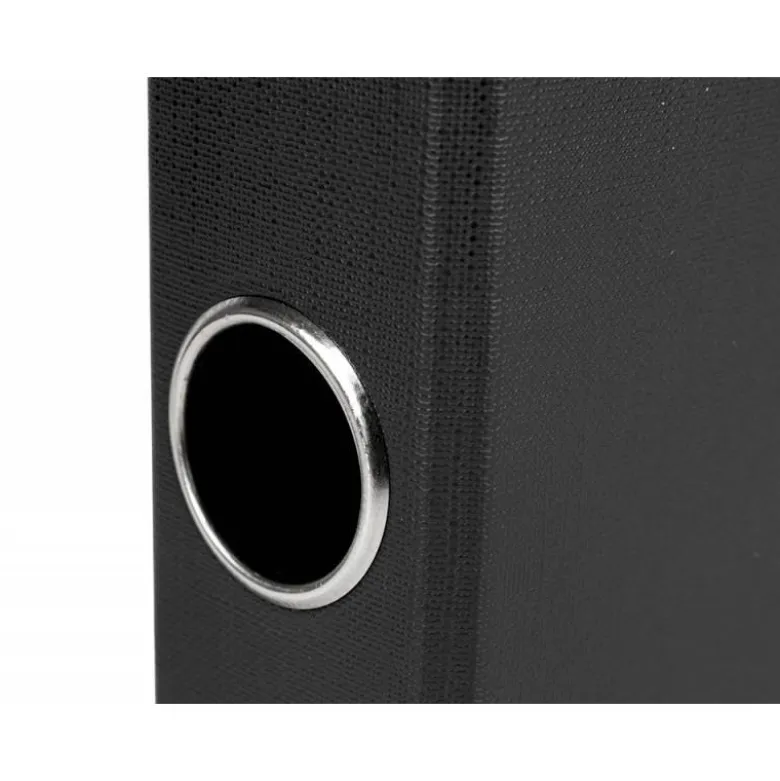 Modulo lLiderpapel 4 archivadores folio 2 anillas mixtas 25mm negro