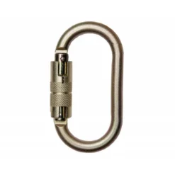 MOSQUETON FARU ACERO GALVANIZADO AUTOMATICO VIROLA 18 MM RESISTENCIA 25 KN