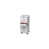 Mueble auxiliar fast-paperflow para oficina 8 cajones en color gris 5x825x382 71,5x31,6x34,3 cm