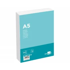 NO ES TAMAÑO FOLIO Papel de escritura Din A5 Liderpapel 80 g/m2 100 hojas tamaño medio folio