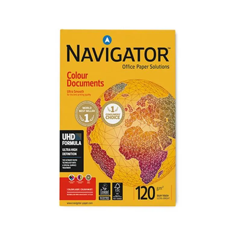 NO ES TAMAÑO FOLIO Papel fotocopiadora Navigator A3 120 gr
